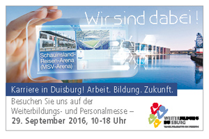 BCW Weiterbildung bei der Personalmesse "Karriere in Duisburg"